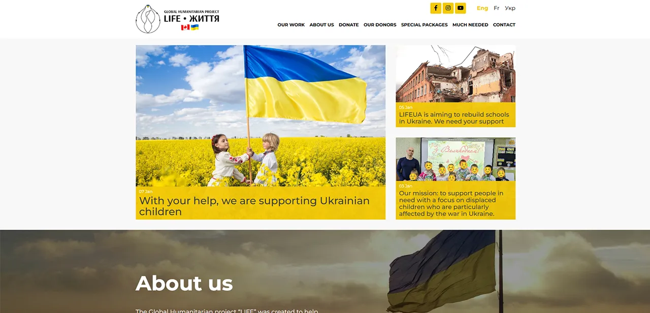 The Global Humanitarian project “LIFE”